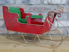 Festive Red & Gold Metal