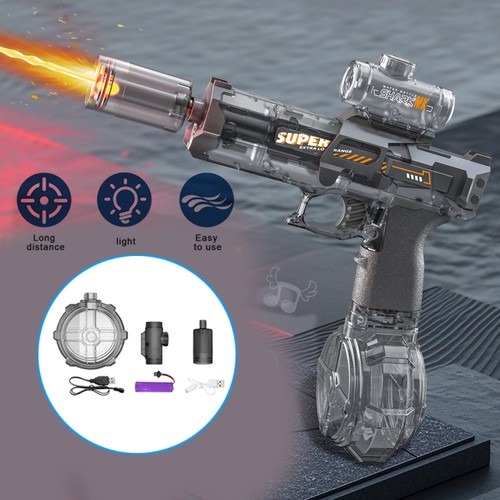 Electric water gun with - water, led