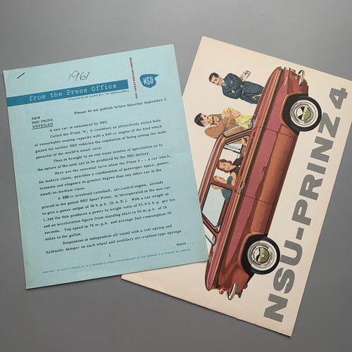 Nsu prinz 1961 original - nsu,