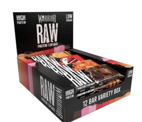 Warrior raw protein flapjacks - warrior,