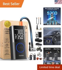 Lightweight tire inflator - inflator, &