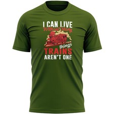 Funny Trains Tshirt For Men I