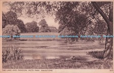 R717908 Maidstone The Lake and Mansion Mote Park E A Sweetman Tunbridge Wells So