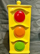 Vintage McCoy Pottery Yellow Traffic Light Cookie Jar 351 1970S USA 