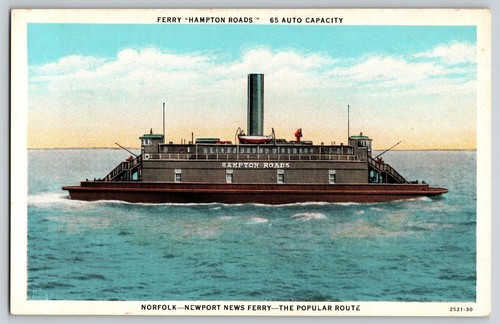 Postcard ship ferry boat - postcard,