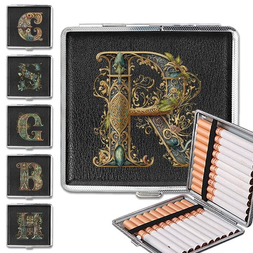 Initials cigarette case - initials,