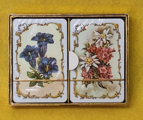 Vintage piatnik alpine flowers - vintage,