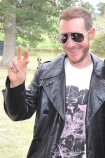 Rodert "3D" Del Naja of Massive Attack meets fans during the secon- Old Photo