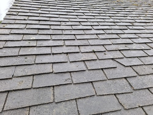 Reclaimed hardrow roof slates - roof,