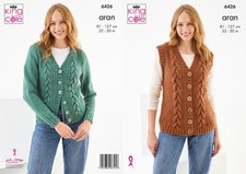 6426 Knitting Pattern Womens