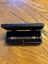 Pravaz Type Hypodermic Syringe Needle 19th Century. Vintage. In Box