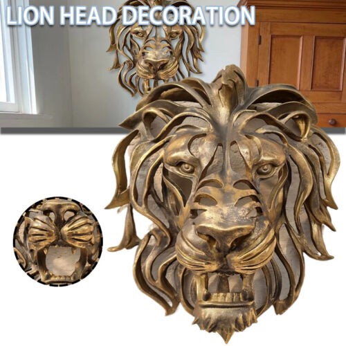 Lion head wall mounted - lion,