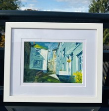 Julian Rowe Oil On Board Painting St Ives Cornwall Signed Framed