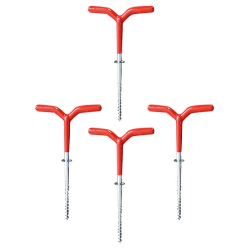 4pcs ice fishing - nails, tent