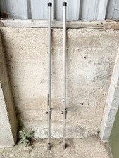 VINTAGE GAZELLE METAL WALKING STILTS ADJUSTABLE CIRCUS BALANCE TOY 131 CM