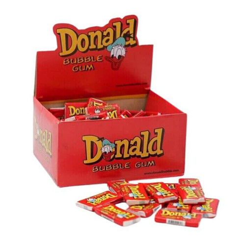 Donald chewing bubble gum - chewing,