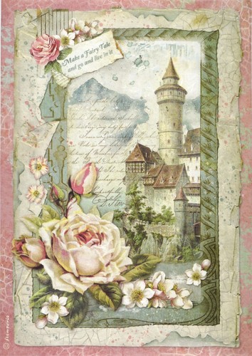 Rice paper decoupage - paper, a4