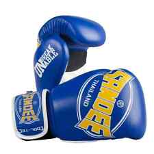 Sandee Kids Cool-Tec Muay Thai Boxing Gloves -Blue/Yellow 4oz-8oz