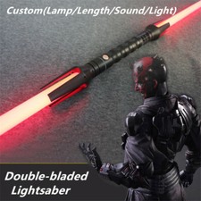 NEW YDD Single Metal Handle Double-bladed Lightsaber Custom(Lamp/Length/Sound)