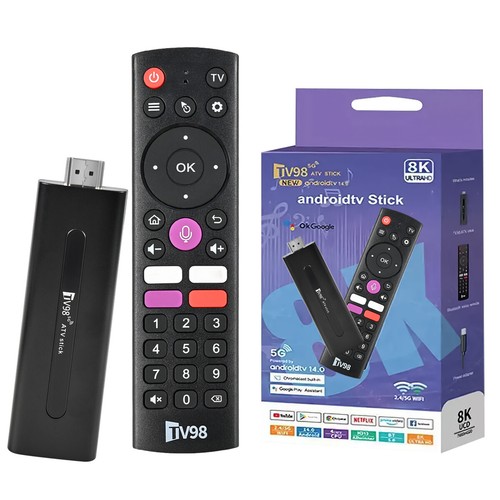 Tv98 stick android 2 - 14, 2.4g