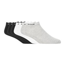 FCUK 7pk Mens Trainer Socks