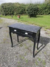 Small Modern Black Desk / Dressing Table