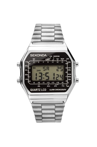 Sekonda gents silver tone - sekonda, silver-tone