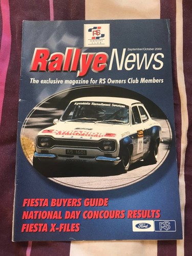 Rallye news ford rs - ford, owners