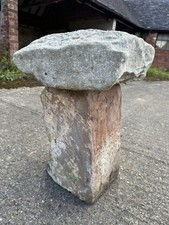 Antique staddle stone mushroom - antique,