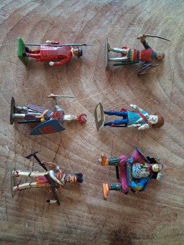 Group vintage solid lead - group,