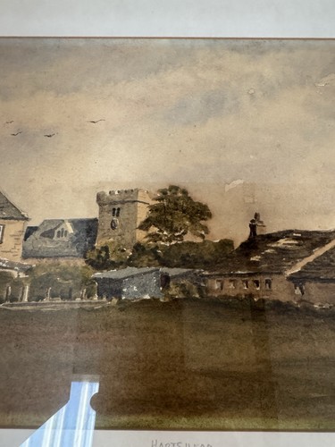 Original watercolour hartshead - original,