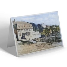 GREETING CARD - Vintage Cornwall - The Idle Rocks Hotel, St. Mawes (bc)