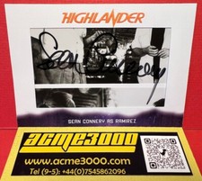 Unstoppable HIGHLANDER EXPANSION SET SEAN CONNERY Ramirez Cut Autograph Card SC9