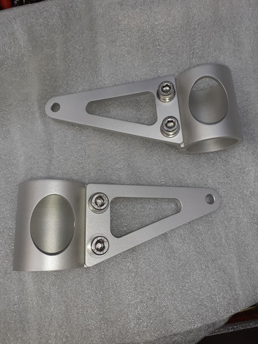 Motorcycle headlight brackets - headlight,