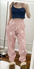Pink Playboy X Misguided Joggers, Stains On The Back, Size 4. 