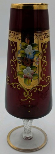 Vintage murano wine glass - murano,
