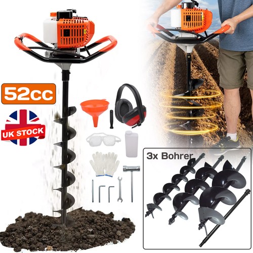Petrol post hole borer - petrol,