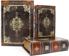 3PCS Decorative Book Boxes