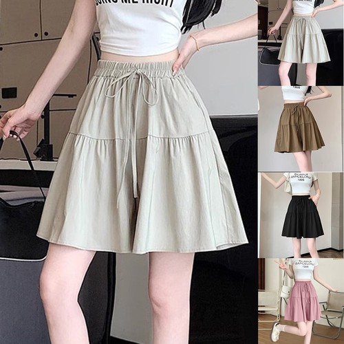 Women casual wide leg - leg, shorts