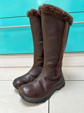 BRASHER sheepskin shearling BOOTS 5 38 snow walking hiking leather winter KITALE