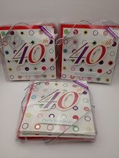 15 X 40th Birthday Party HANDMADE Invitations Birthdays Age 40 Parties Invites