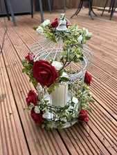 10 Wedding Centrepiece / Decoration Hire Only £60 Total!! **Rose Birdcages**