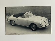 1970 Porsche 356 B Cabriolet Collector Card / Vending Card - RARE!! Awesome L@@K