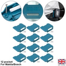 12x Power Battery Mount Hanger Shelf Storage Stand Holder for Makita Bosch 18V