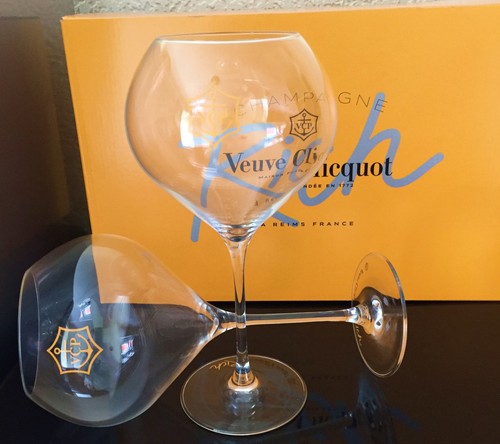 Veuve clicquot rich glass - clicquot,