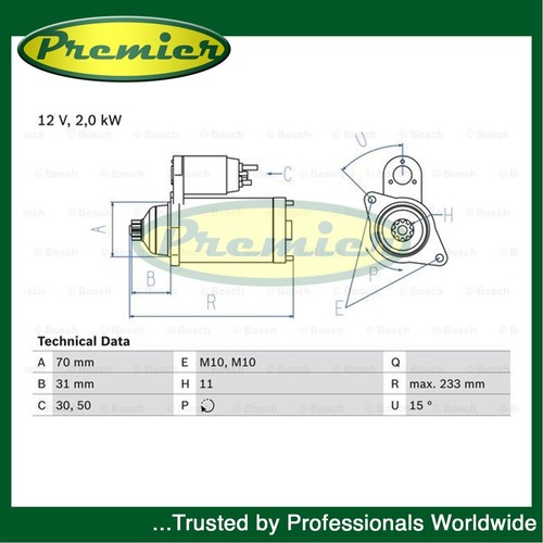 Premier starter motor - premier,