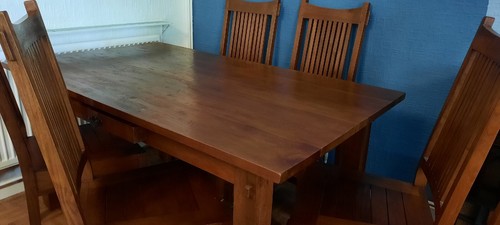 Wooden dining room - , and