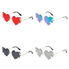 FLAMING HEART Novelty