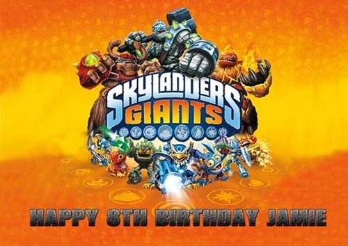 Giant skylanders cake topper - skylanders,