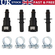 Black Fuel Line Hose 2SET 9.89